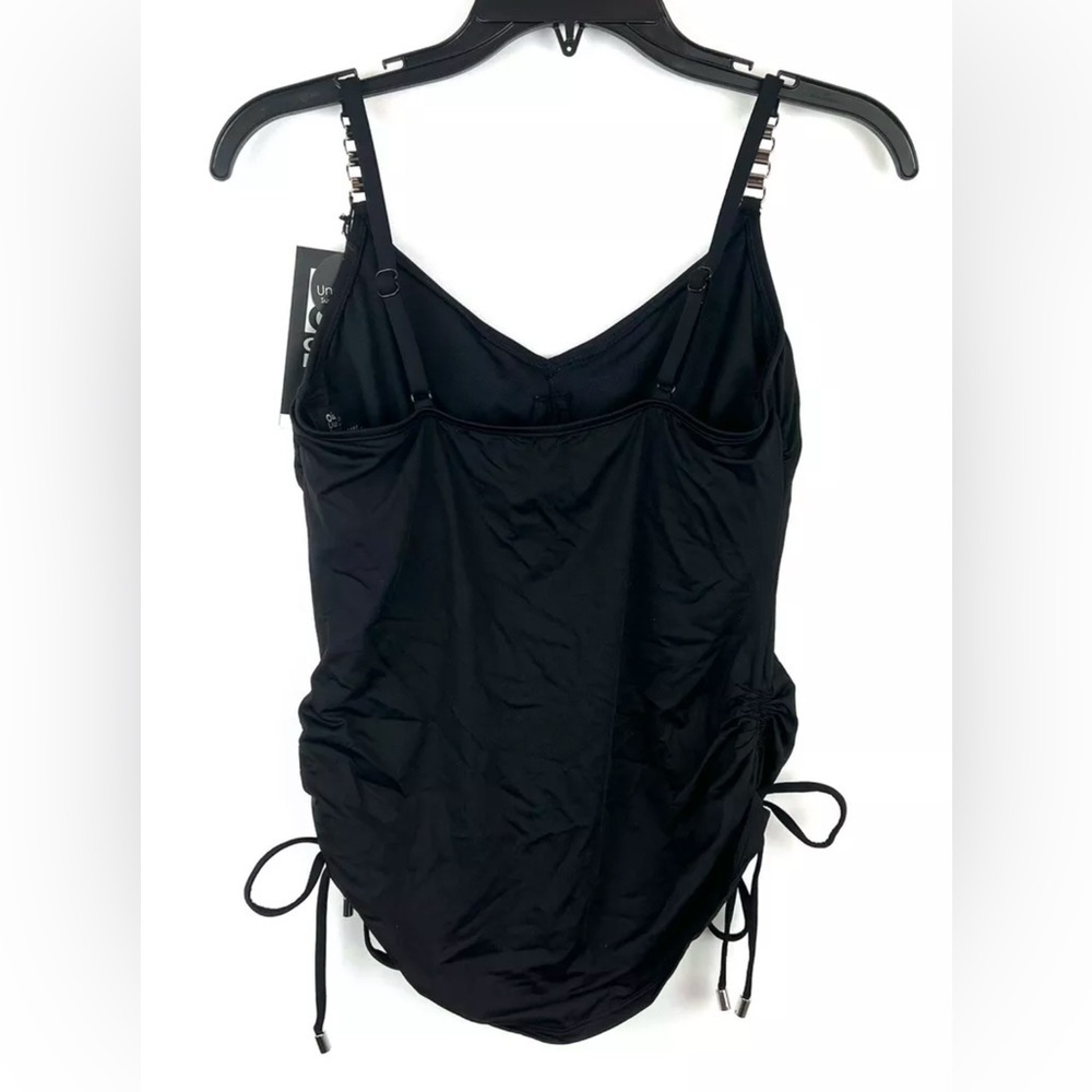 Coco Reef Women’s Black Underwire Tankini Top Size 32C - Picture 2 of 4